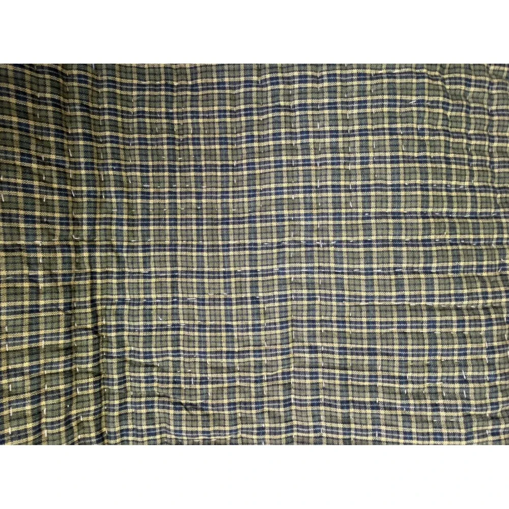 Victorian Heart Quilt Table Runner 12x60 Plaid Patchwork Star Primitive Country